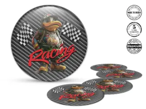 Sticker dome Racing Style Tunning Rim Badges Cars